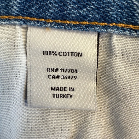 NWT Rails The Atwater Slouchy Straight Leg Crop Jean Blue Bleach Hem Size 23 - Picture 5 of 14